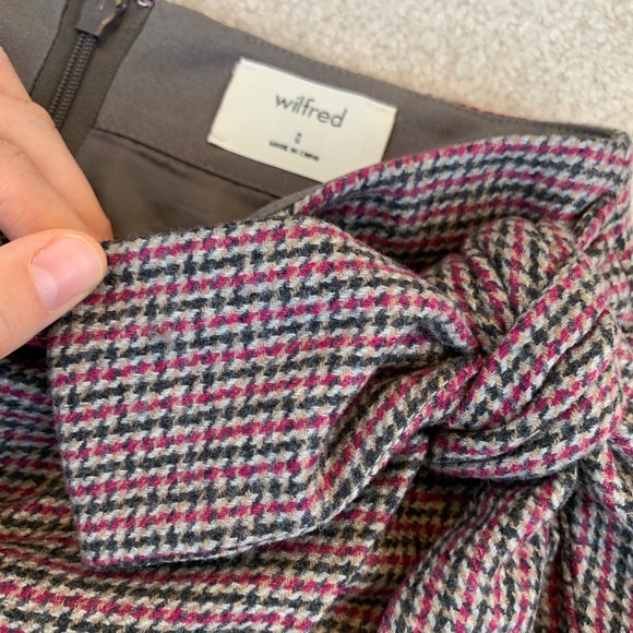 wool blend mini skirt NWOT - Picture 3 of 4